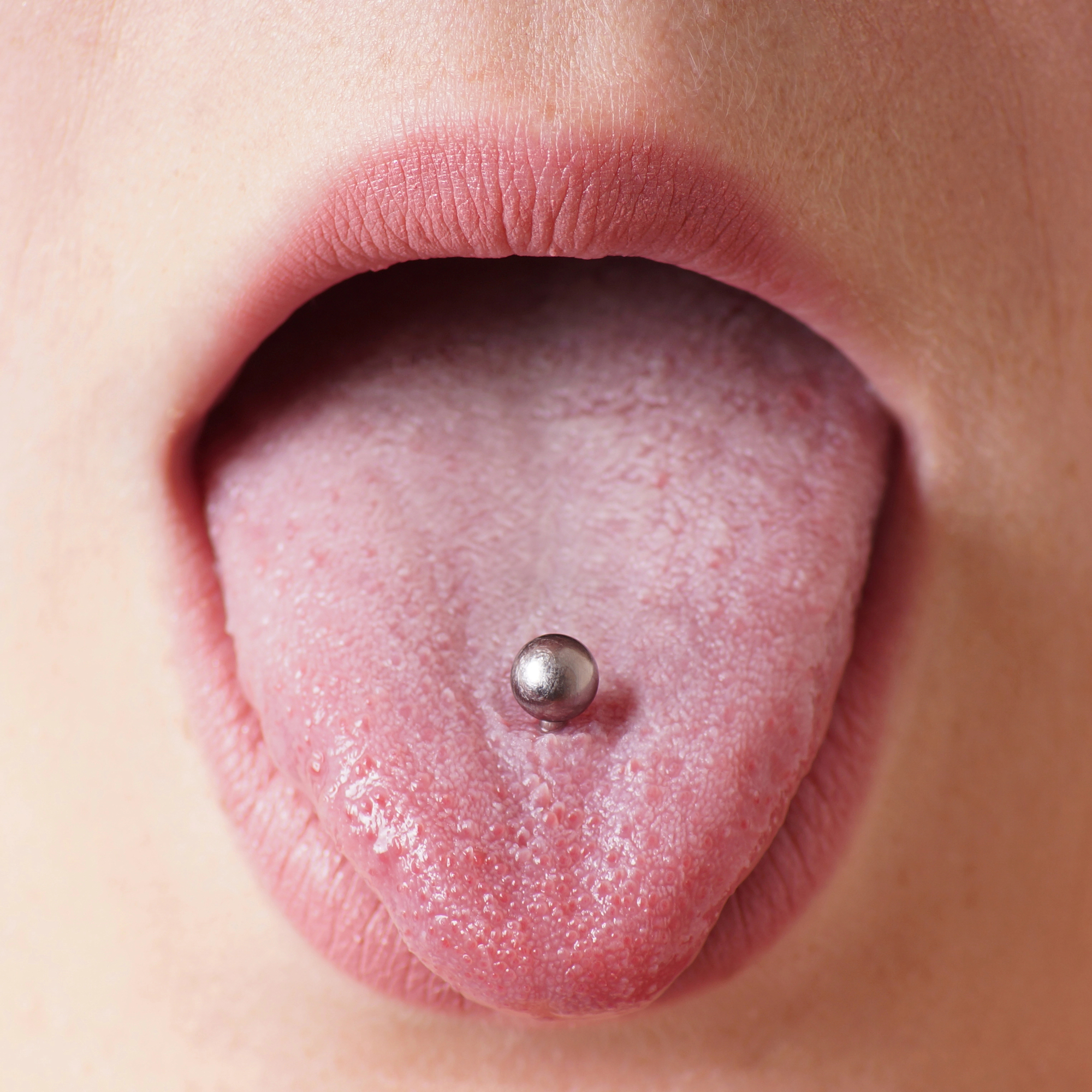 tongue piercing